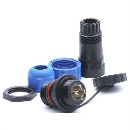 Connector and socket SP/SD20-4P waterproof for cable and panel