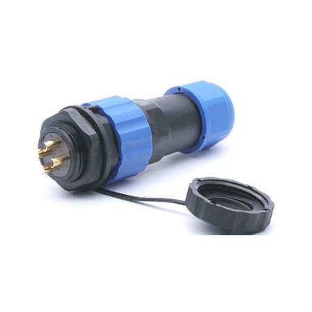 Connector and socket SP/SD20-4P waterproof for cable and panel
