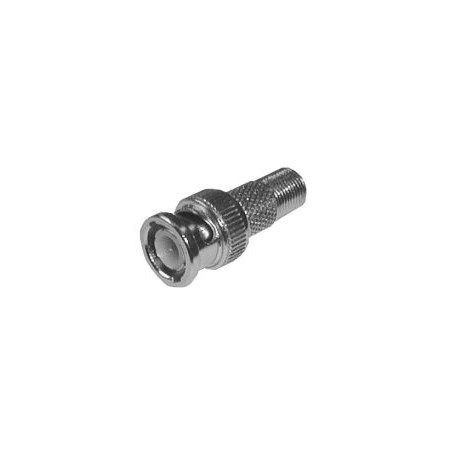 Reduction BNC connector / F plug contact