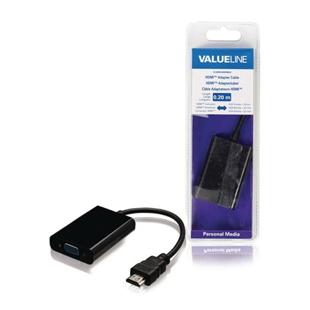 Redukcia HDMI - VGA VALUELINE VLMB34900B02