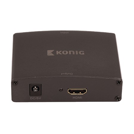 Prevodník 1x VGA + 2x CINCH - 1x HDMI KÖNIG KNVCO3410