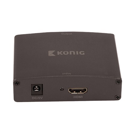Prevodník 1x HDMI - 1x VGA + 2x CINCH KÖNIG KNVCO3411