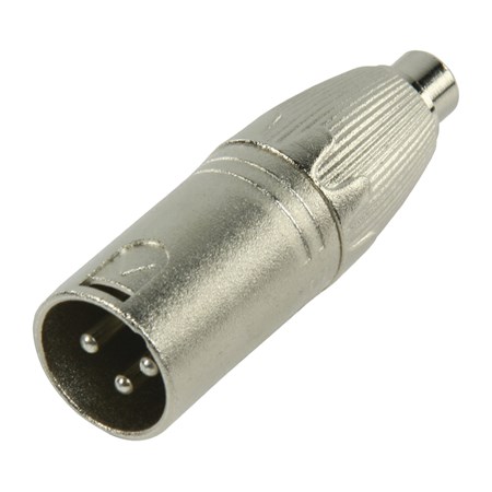 Reduction XLR 3pin plug - CINCH plug KÖNIG PBXM-RF