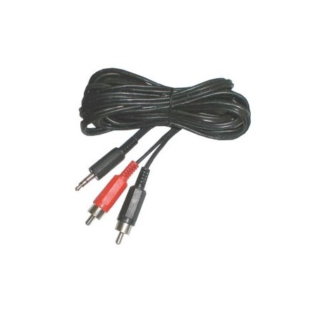 Cable TIPA JACK 3.5 stereo/2xCINCH 1,5m