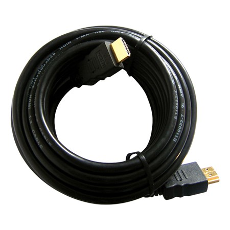 Cable HDMI - HDMI  5m (gold,ethernet)