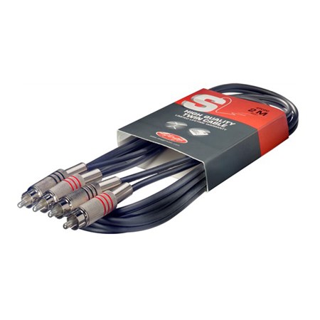 Kabel STAGG 2xCINCH konektor/2xCINCH konektor 6m