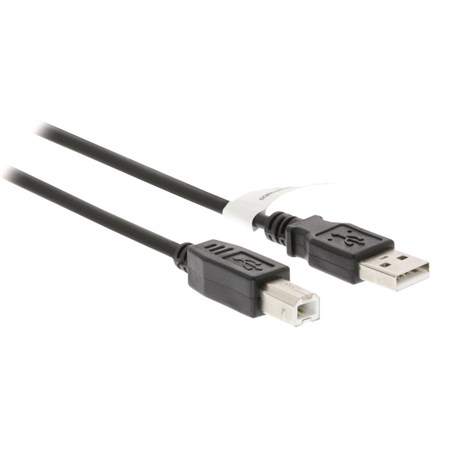 Kabel 1x USB 2.0 A konektor - 1x USB 2.0 B zdířka 2m VALUELINE VLCP60101B20