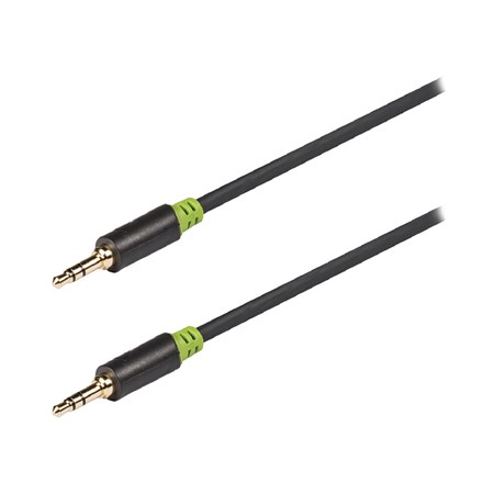Cable 1x JACK 3.5 mm connector - 1x JACK 3.5 mm connector 0.5m KÖNIG KNA22000E05