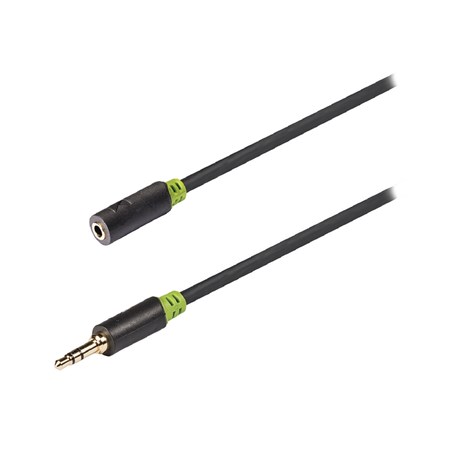 Cable 1x JACK 3.5 mm connector - 1x JACK 3.5 mm socket 10m KÖNIG KNA22050E100