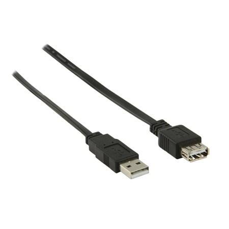 Kabel 1x USB 2.0 A konektor - 1x USB 2.0 A zdířka 3m VALUELINE VLCP60010B30