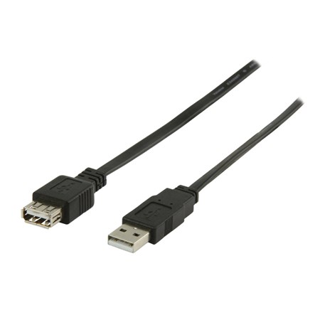 Cable 1x USB 2.0 A connector - 1x USB 2.0 A socket 3m VALUELINE VLCP60010B30