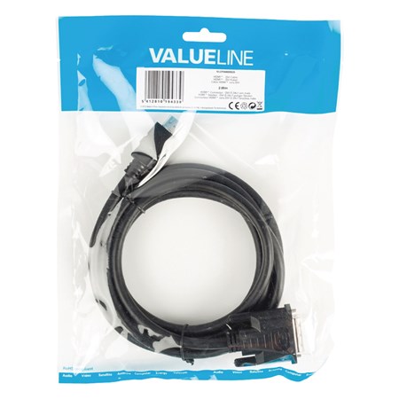 Cable VALUELINE HDMI/DVI 2m