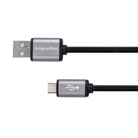 Cable KRUGER & MATZ KM1239 Basic USB - USB-C 1m