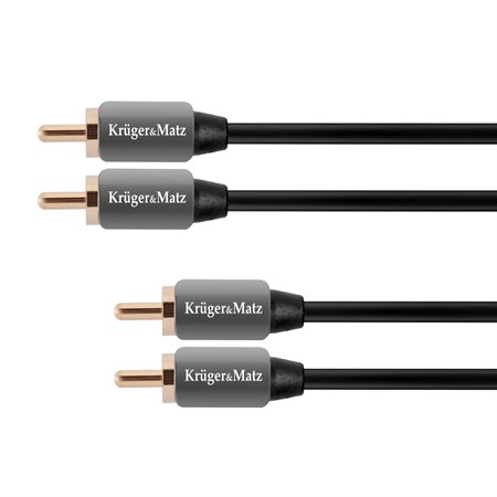 Cable KRUGER & MATZ 2xCINCH connector / 2xCINCH connector 3m KM0306