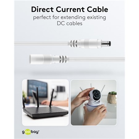 Kabel prodlužovací DC GOOBAY 76674 1,5m