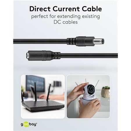 Kabel prodlužovací DC GOOBAY 76673 5m