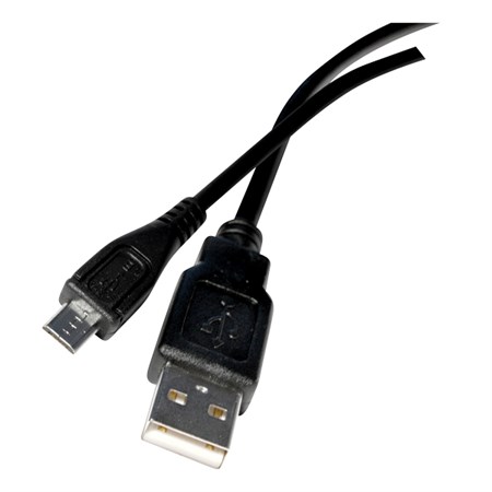 Kábel TIPA USB 2.0 A/Micro USB 1m čierny