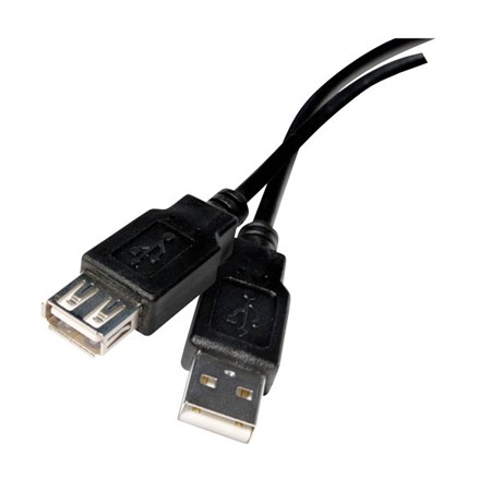 Kabel USB 2.0 A konektor - A zdířka 2m EMOS