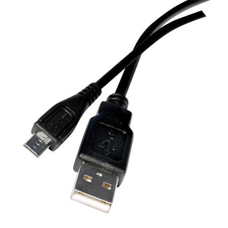 Kábel TIPA USB 2.0 A/Micro USB 1,8m čierny
