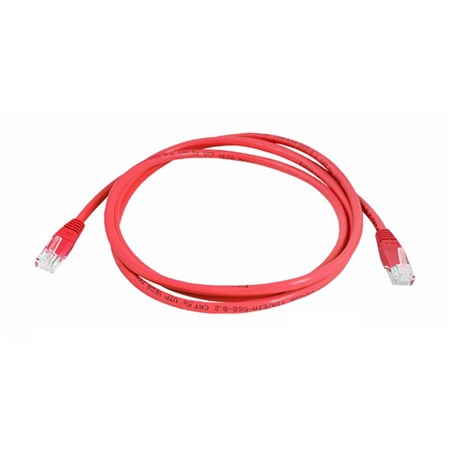 Cable UTP 1x RJ45 - 1x RJ45 Cat5e 0.5m RED LTC LX8357