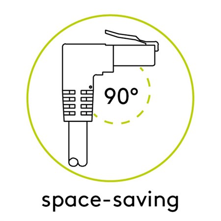 Kábel UTP RJ45/RJ45 GOOBAY 51565 2m uhlový