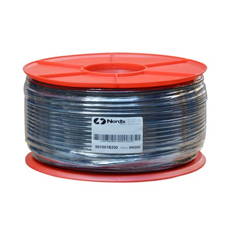 Coaxial cable Nordix CM407 Cu 250m PE black outdoor