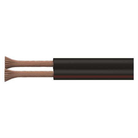 Speaker cable 2x0,15mm black/red, 200m