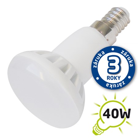 Žárovka LED R50 E14 5W bílá teplá TIPA