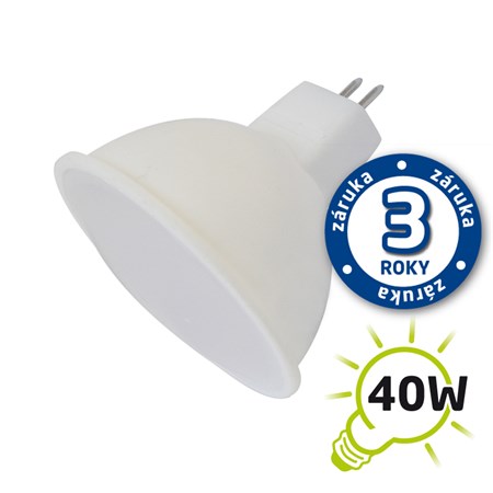 Bulb LED MR16 GU5,3 5W white warm TIPA