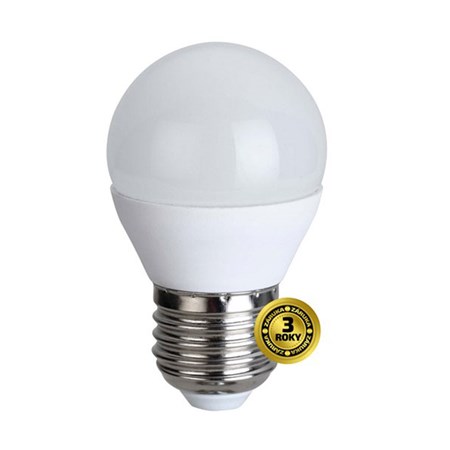 Žiarovka LED E27  4W G45 biela teplá SOLIGHT WZ411