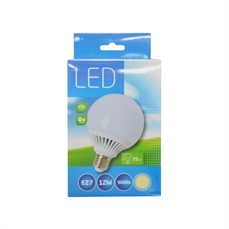 Bulb LED E27 12W G95 white warm TIPA
