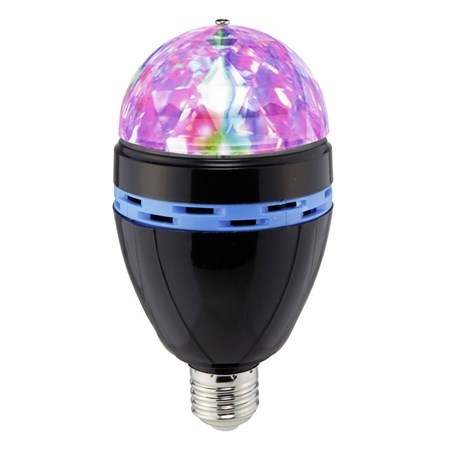 Bulb E27 RGB Light party Renkforce black