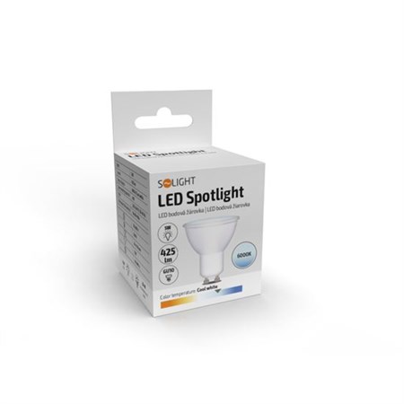 Bulb LED GU10  5W SPOT white cold SOLIGHT WZ324-1