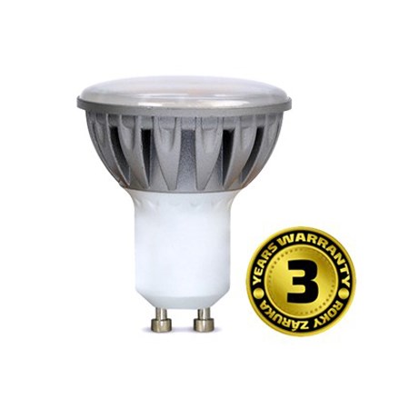 Žárovka LED SPOT GU10 7W bílá studená SOLIGHT