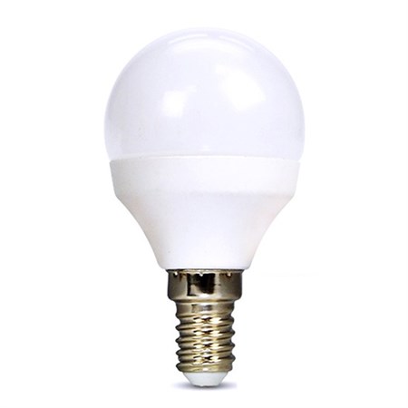 Žárovka LED E14  6W G45 bílá studená SOLIGHT WZ420
