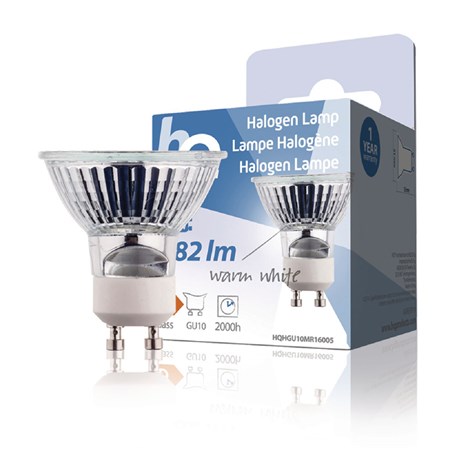 Bulb halogen GU10 50W HQHGU10MR16005