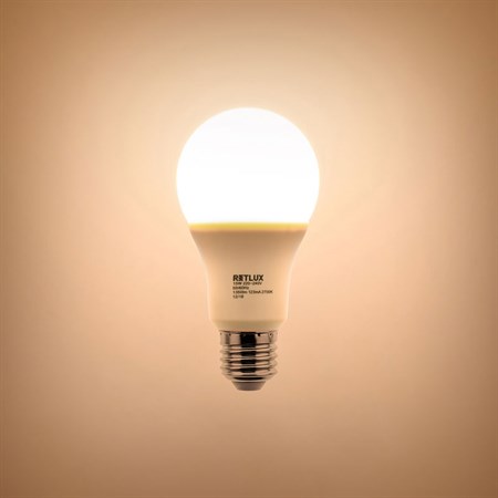 Žárovka LED E27 15W A65 bílá teplá RETLUX RLL 246