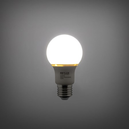 Žárovka LED E27  6,5W A60 bílá studená RETLUX RLL 247