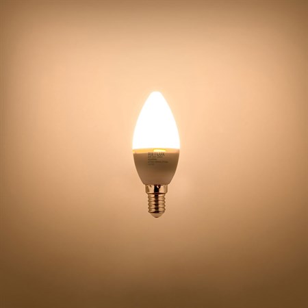 Žiarovka LED E14  6W C35 biela teplá RETLUX RLL 259