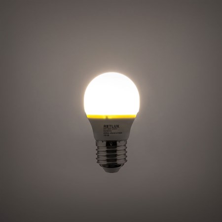 Žiarovka LED E27  5W G45 biela prírodná RETLUX RLL 272