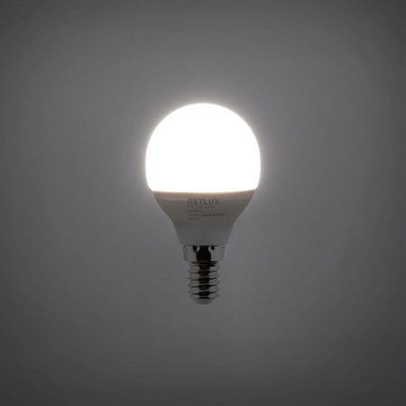 Žárovka LED E14  6W G45 bílá studená RETLUX RLL 270