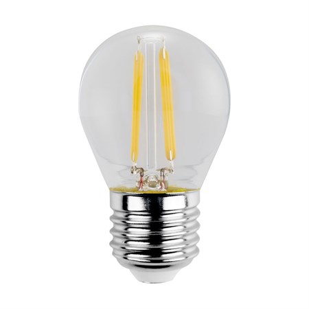 Žárovka Filament LED E27 4W miniGLOBE teplá bílá RETLUX RFL 221