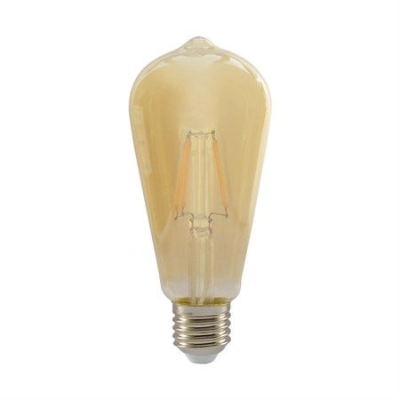 Žiarovka Filament LED E27 4W ST64 teplá biela RETLUX RFL 226 Amber