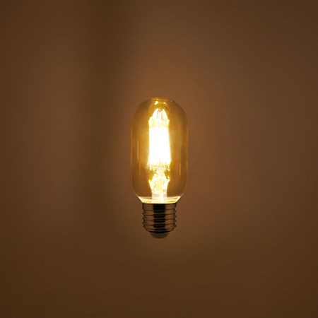 Bulb Filament LED E27 4W T25 white warm RETLUX RFL 227 Amber
