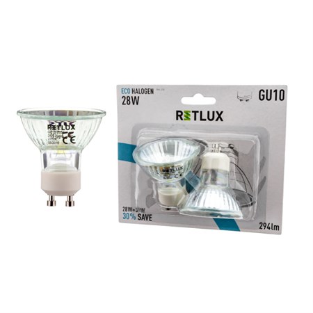 Bulb halogen GU10 2x28W RETLUX RHL 210 Spot