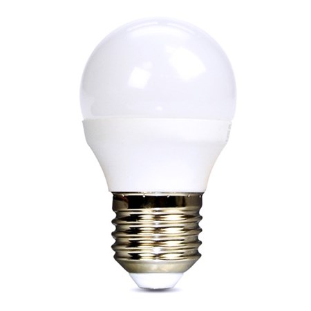 Žiarovka LED E27  8W miniGLOBE biela teplá SOLIGHT WZ424-1