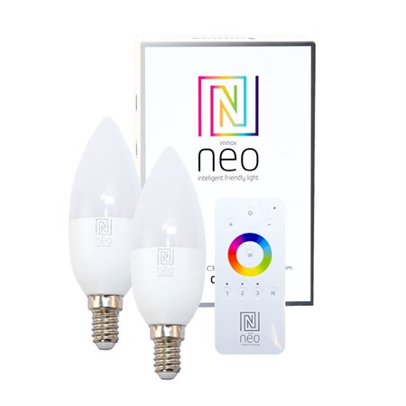 Smart set LED bulbs E14 5W warm white IMMAX NEO 07002BD ZigBee Tuya