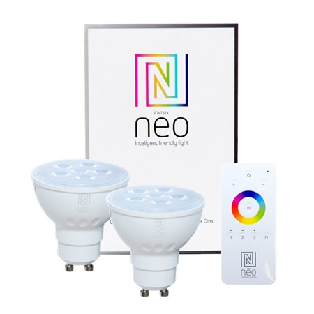 Smart set LED bulbs GU10 4.8W warm white IMMAX NEO 07003BD ZigBee Tuya