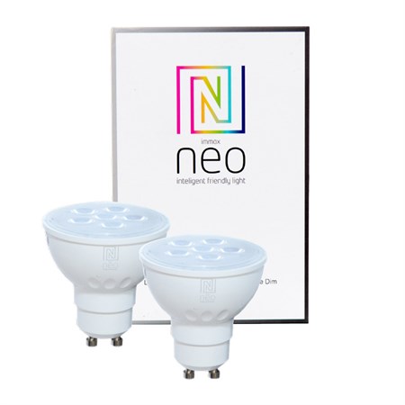 Smart set LED bulbs GU10 4.8W warm white IMMAX NEO 07003B ZigBee Tuya