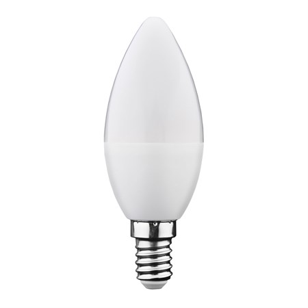Bulb LED E14  6W C37 white warm GETI SAMSUNG chip
